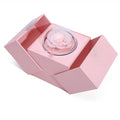 Boîte à bijoux avec rose éternelle